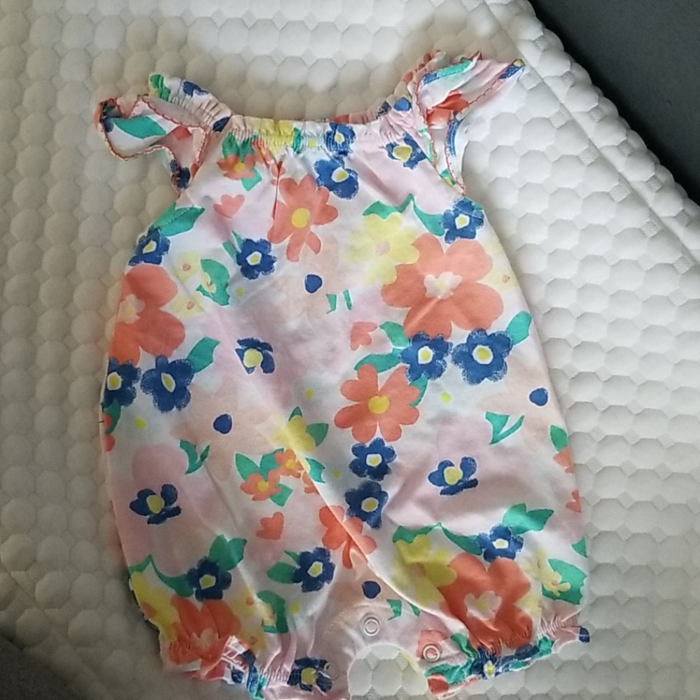 Off Shoulder Carter's Romper